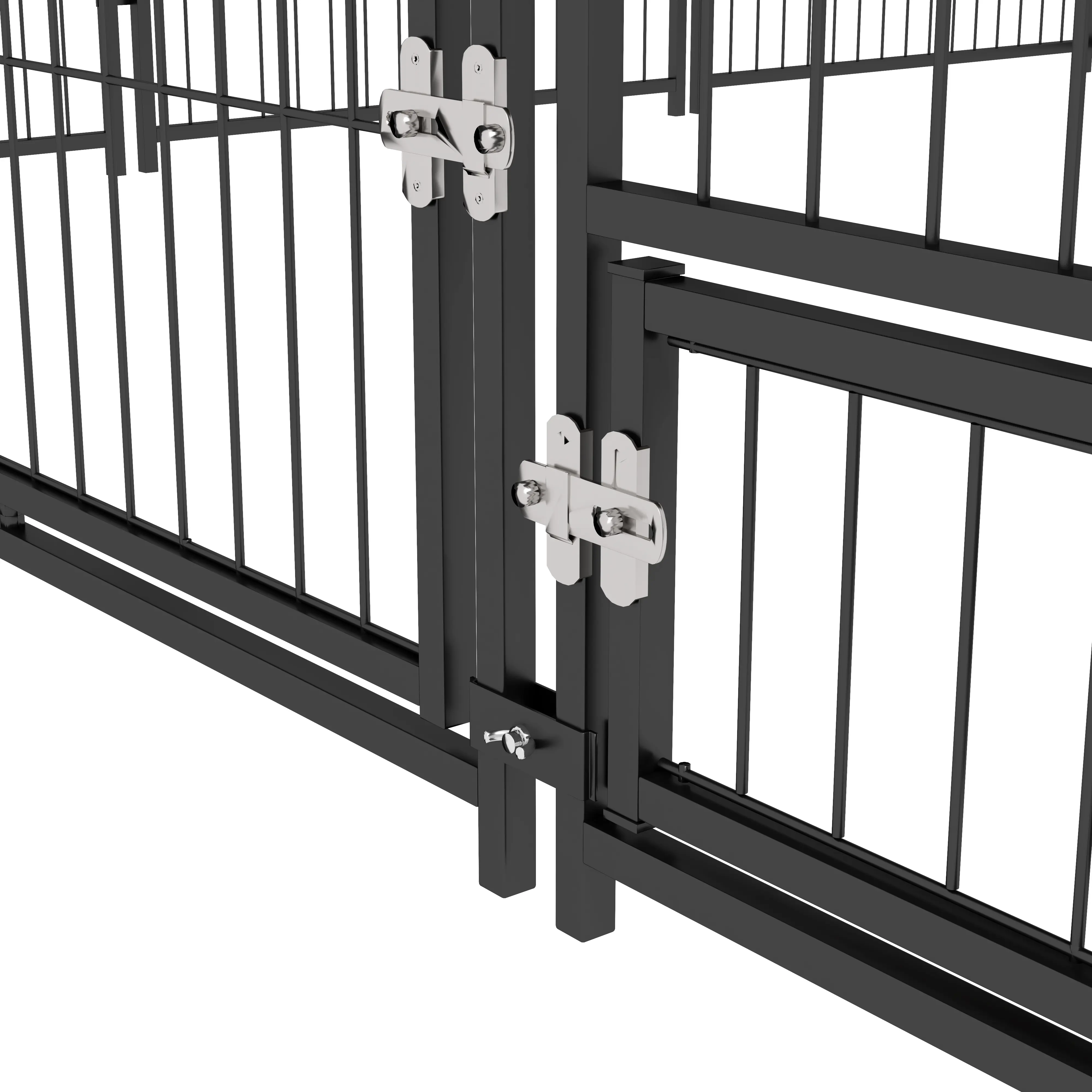 Вольер для собак уличный PawHut D02-057V03CF (Brown/Black) - 3