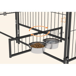 Вольер для собак уличный PawHut D02-057V03CF (Brown/Black) Thumb