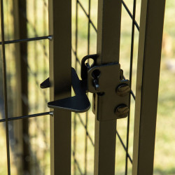 Voliera de exterior pentru caini PawHut D02-093GN (Green/Black) Thumb