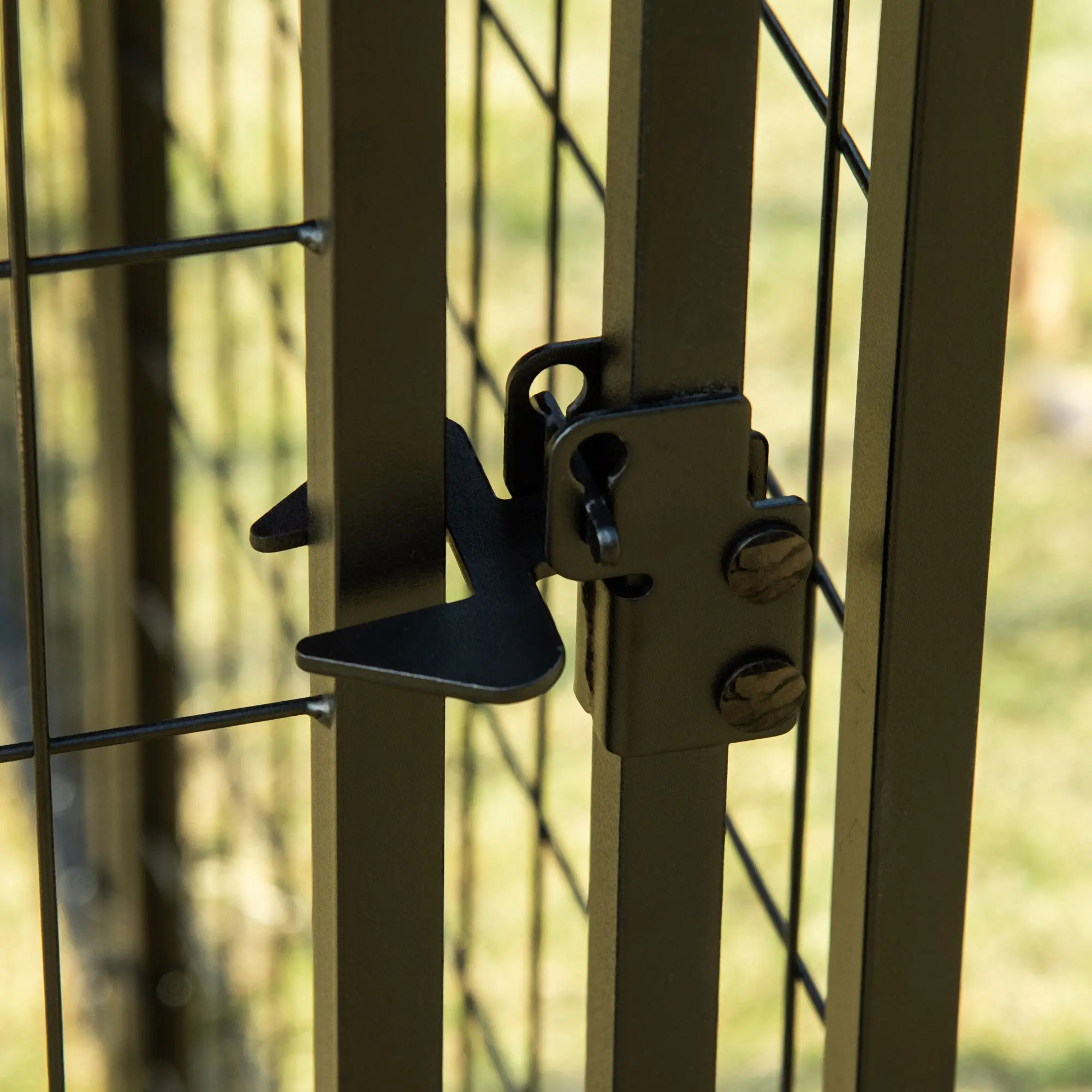 Voliera de exterior pentru caini PawHut D02-093GN (Green/Black) - 5