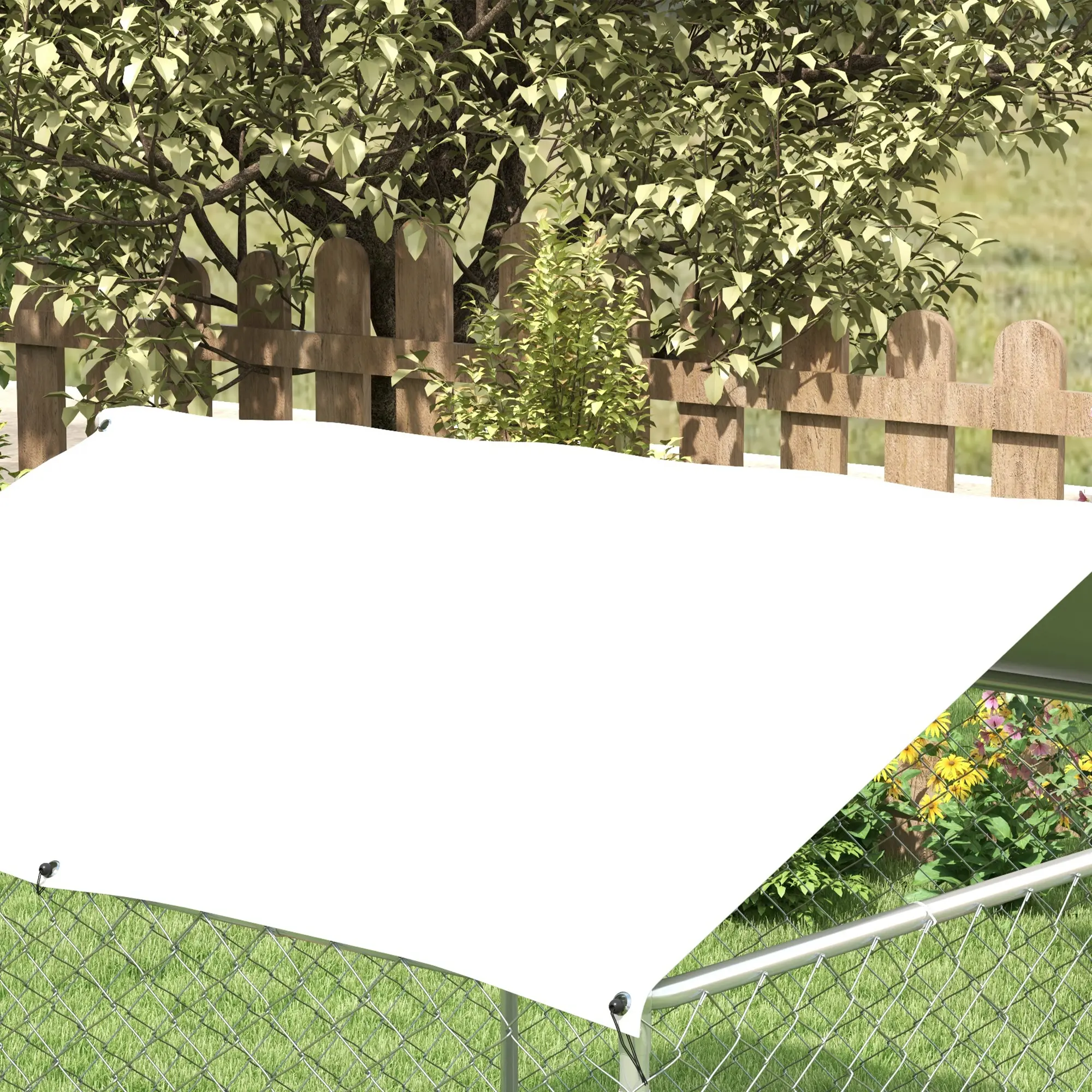 Вольер для собак уличный PawHut D02-178V00SR (Silver) - 7