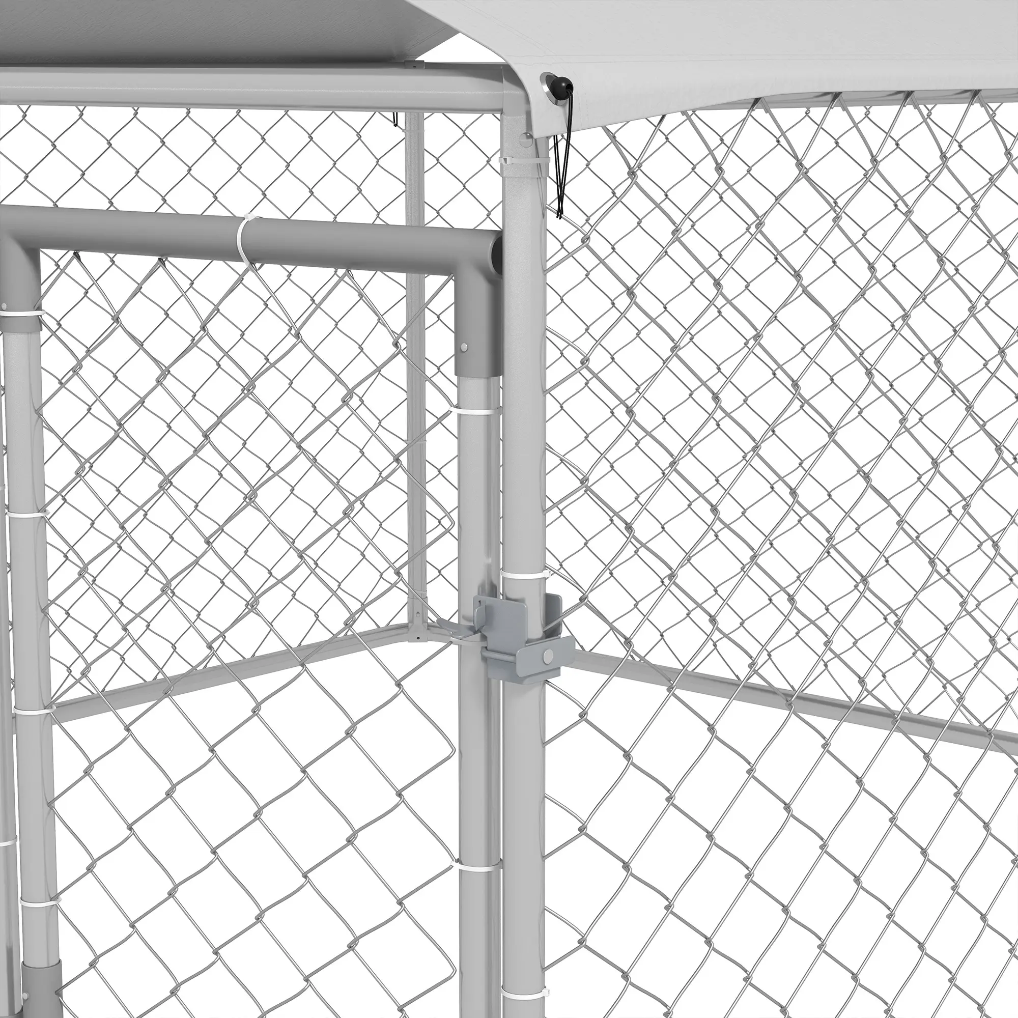 Вольер для собак уличный PawHut D02-178V00SR (Silver) - 10