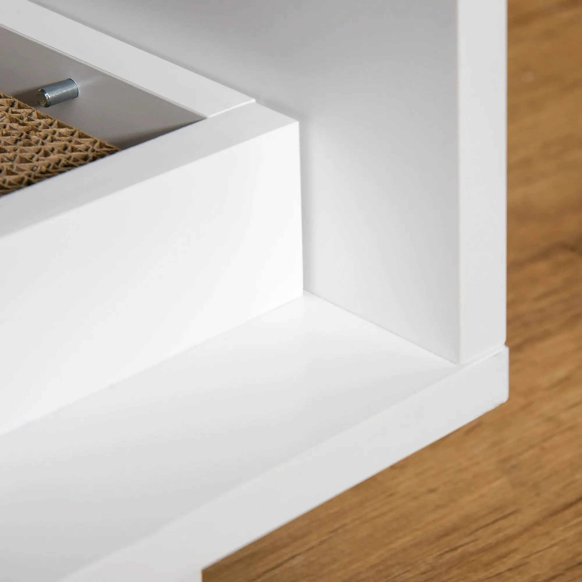 Casuta pentru litiera pisici PawHut D31-016WT (White) - 5