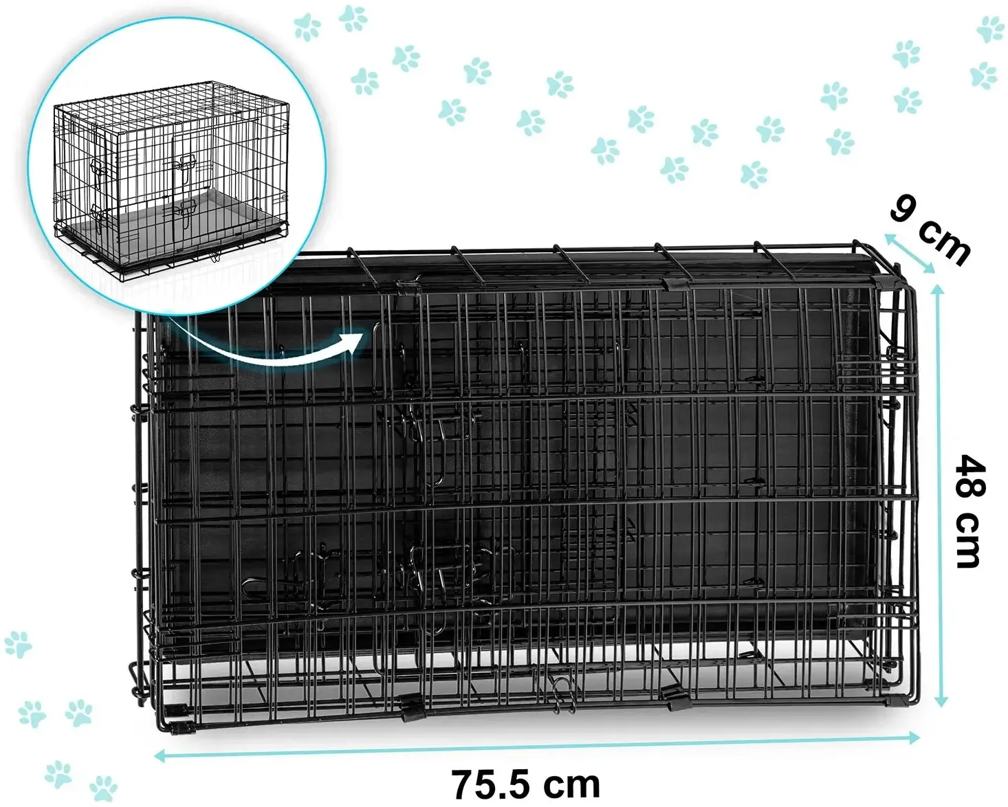 Cusca pentru caini Pethaus PH-200 (Grey/Black) - 5