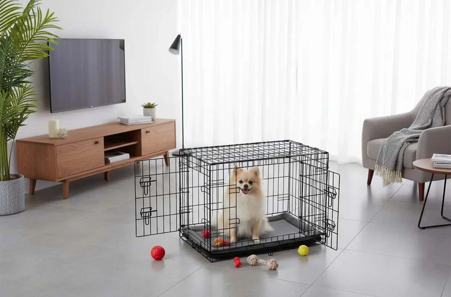 Cusca pentru caini Pethaus PH-200 (Grey/Black) - 9