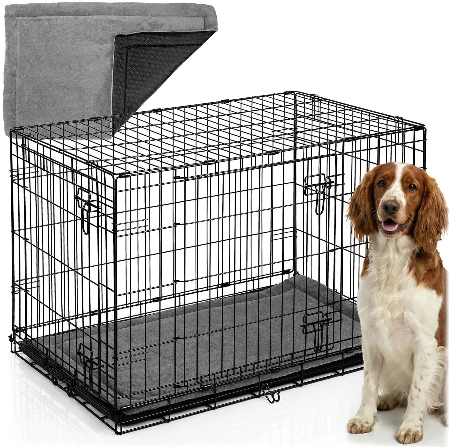 Cusca pentru caini Pethaus PH-201 (Black/Grey) - 2