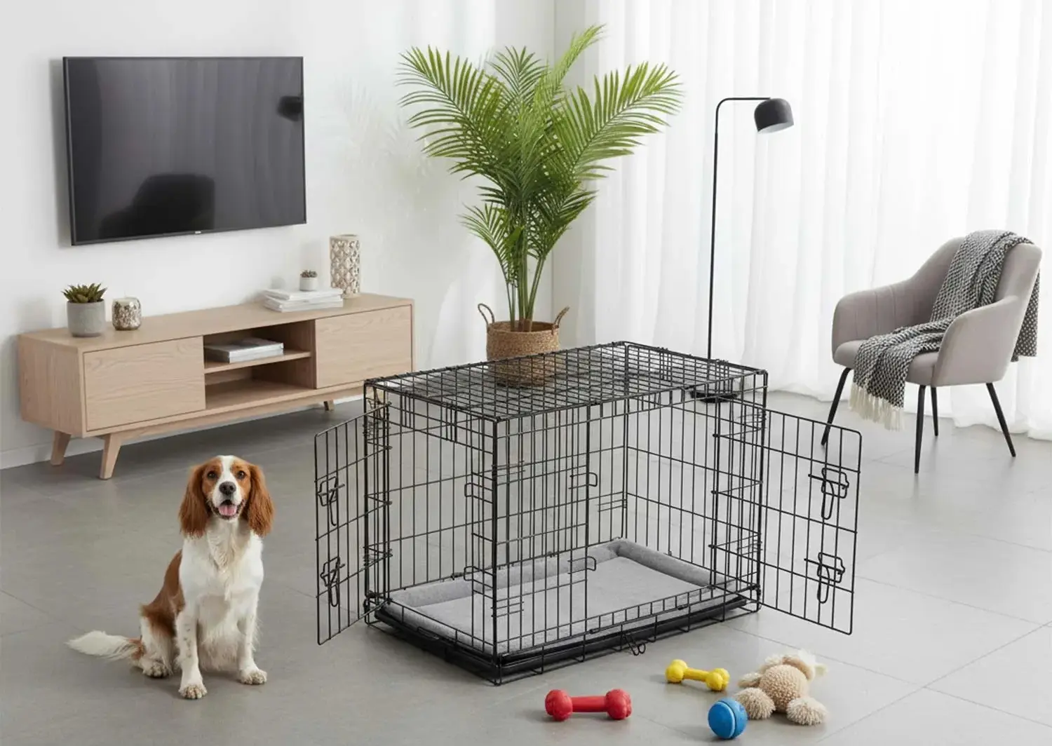 Cusca pentru caini Pethaus PH-201 (Black/Grey) - 12