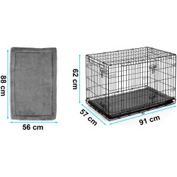 Cusca pentru caini Pethaus PH-201 (Black/Grey) Thumb