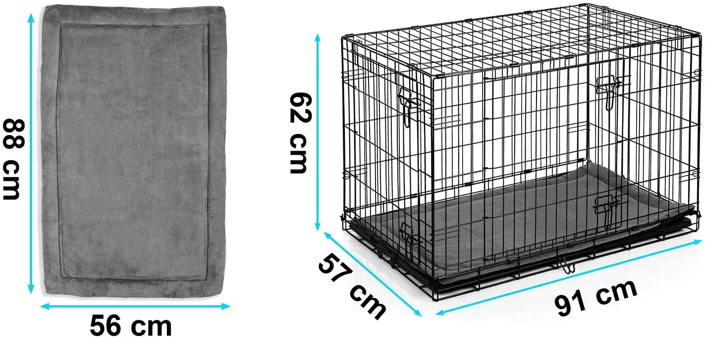 Cusca pentru caini Pethaus PH-201 (Black/Grey) - 3