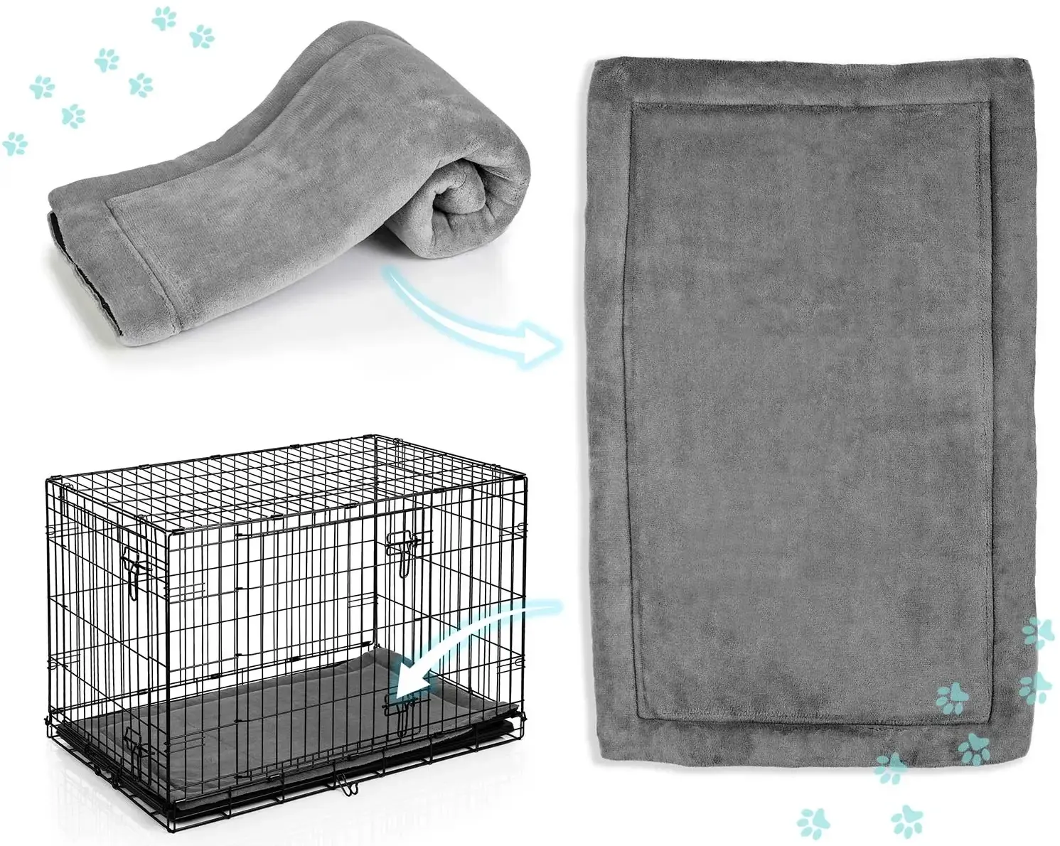 Cusca pentru caini Pethaus PH-201 (Black/Grey) - 6