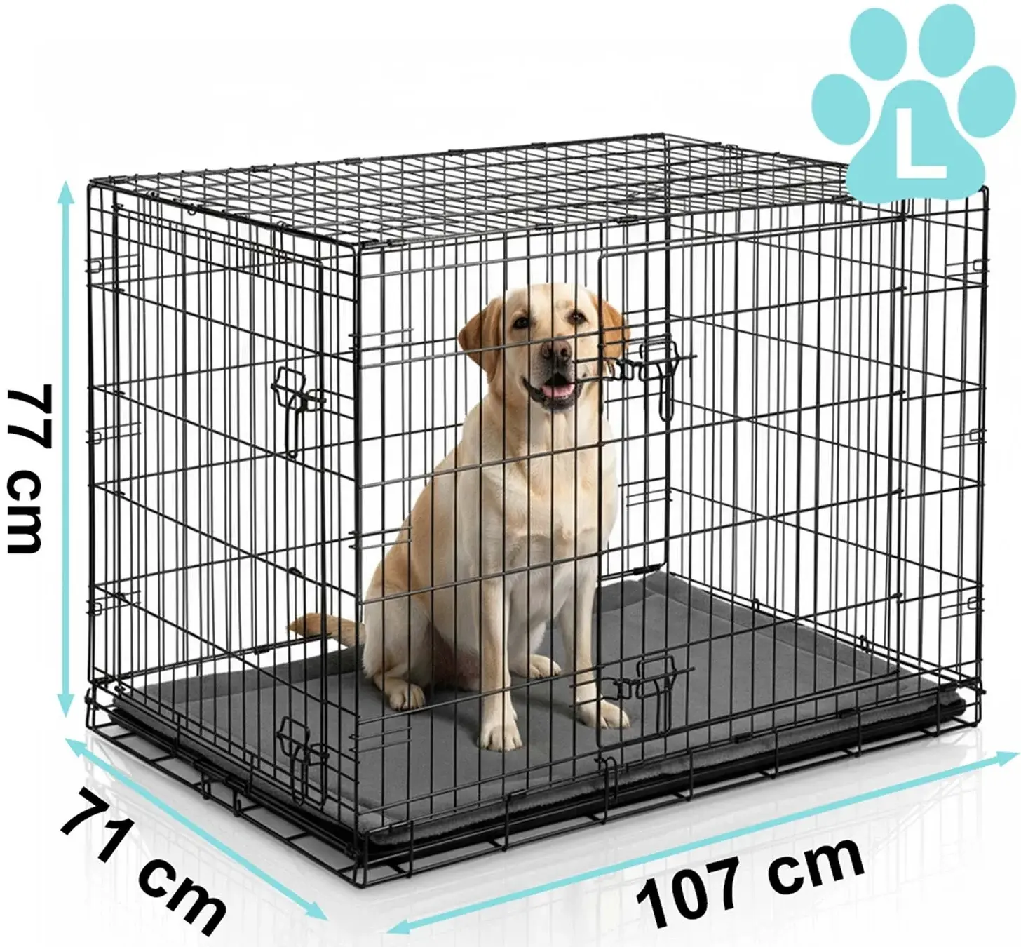 Cusca pentru caini Pethaus PH-202 (Grey/Black) - 2