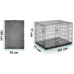 Cusca pentru caini Pethaus PH-202 (Grey/Black) Thumb