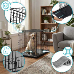 Cusca pentru caini Pethaus PH-202 (Grey/Black) Thumb