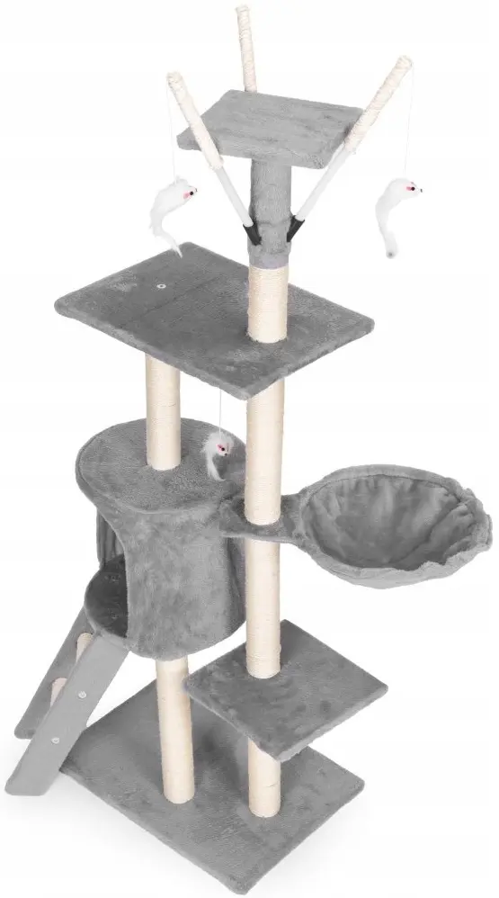 Ansamblu de joaca pentru pisici Petsi AIE-ATS37 (Grey) - 3