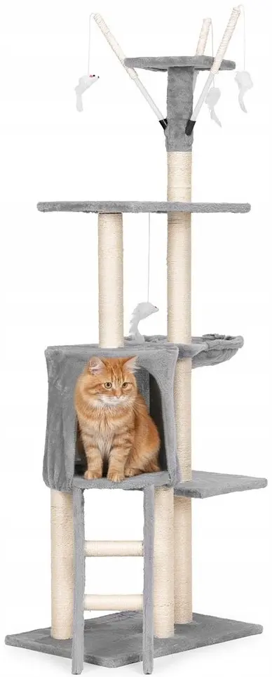 Ansamblu de joaca pentru pisici Petsi AIE-ATS37 (Grey) - 4