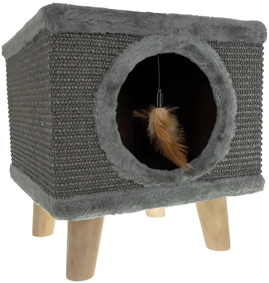 Домик для кошек Purlov 26215 (Grey)