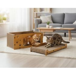 Casuta pentru pisici Purlov 27016 (Brown) Thumb