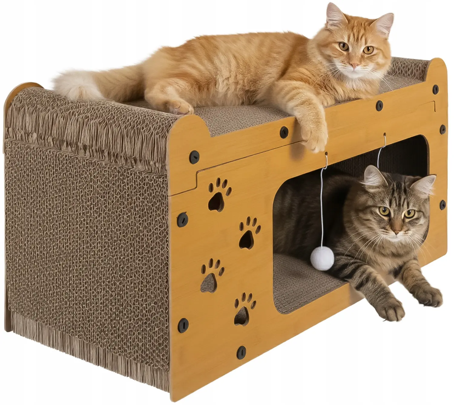 Casuta pentru pisici Purlov 27016 (Brown) - 3