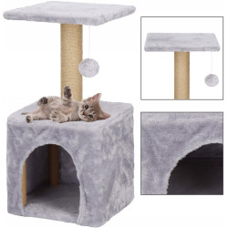 Игровой комплекс для кошек Springos PA1032 (Light Gray/Beige) Thumb