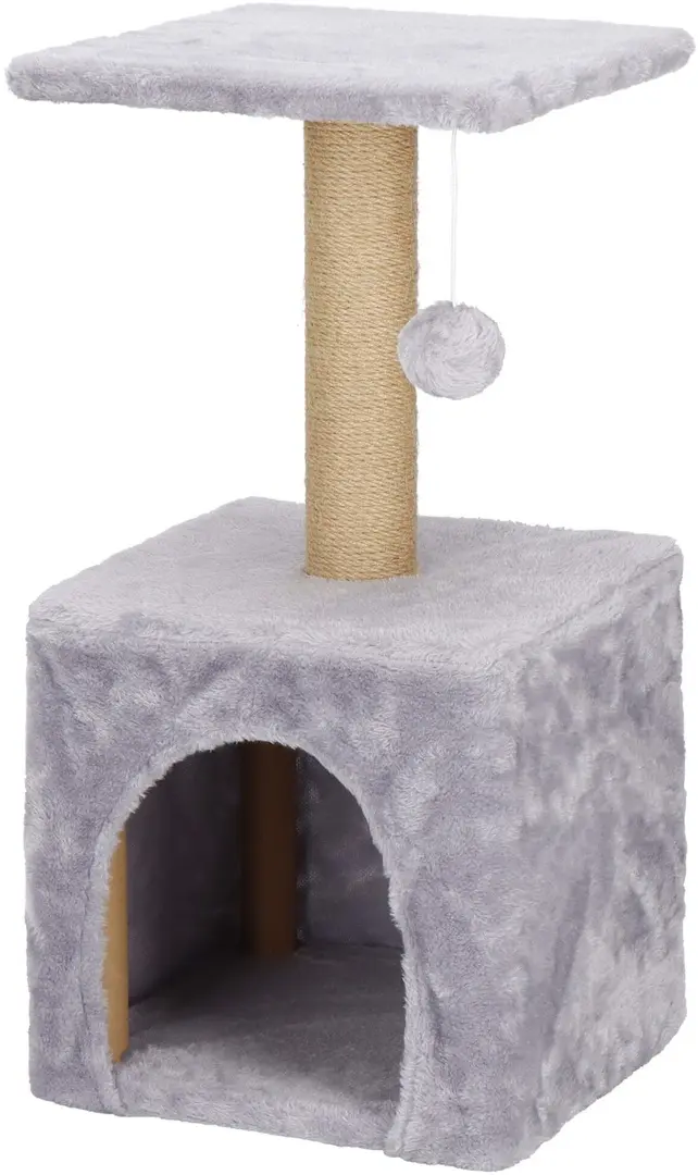 Игровой комплекс для кошек Springos PA1032 (Light Gray/Beige)