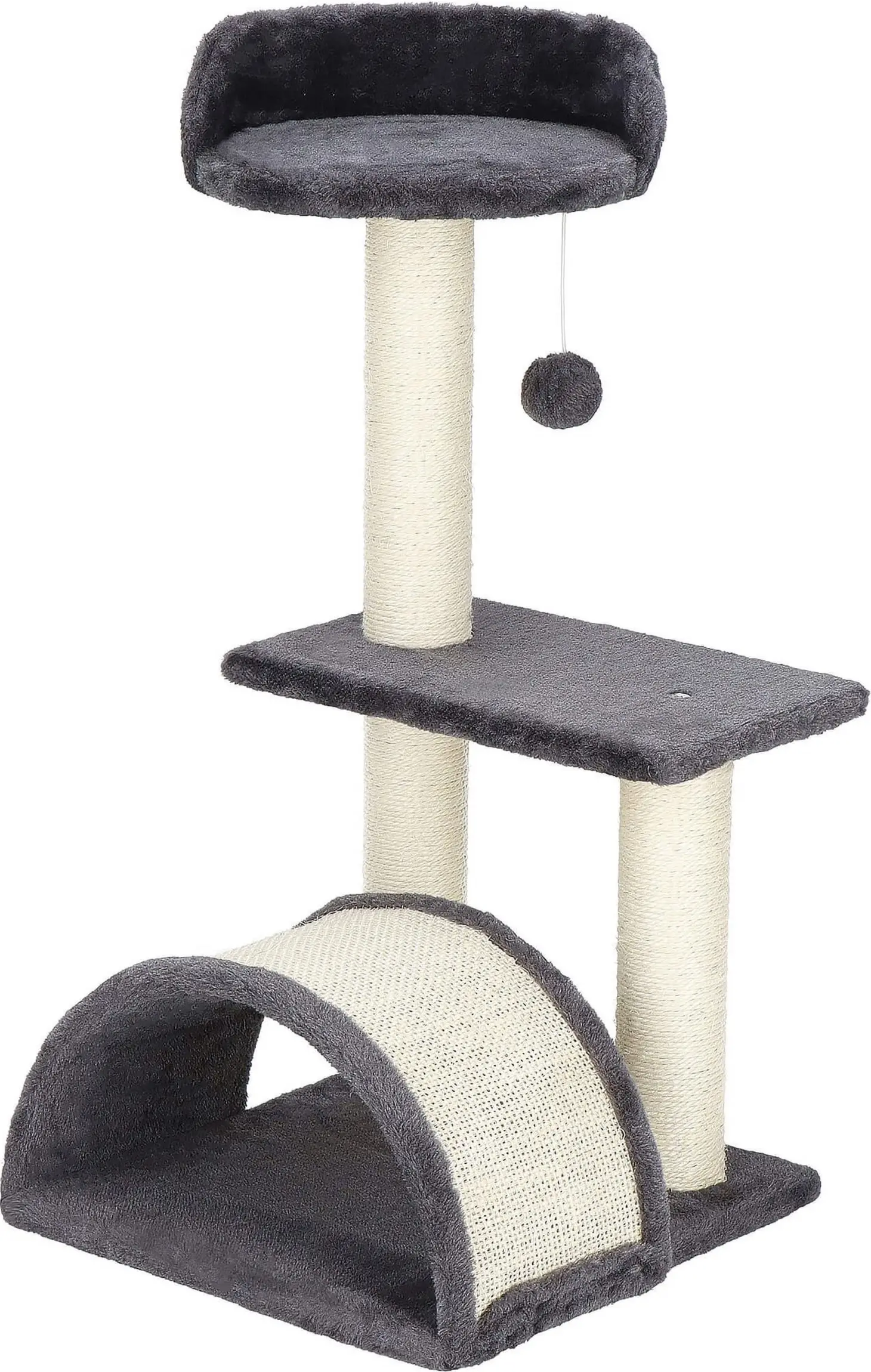 Ansamblu de joaca pentru pisici Springos PA1035 (Gray/Beige)