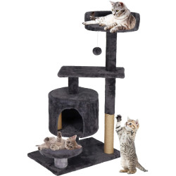 Игровой комплекс для кошек Springos PA1036 (Black) Thumb