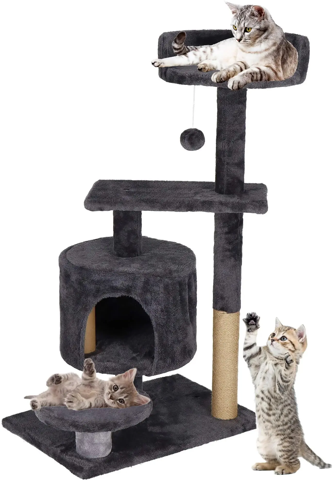 Игровой комплекс для кошек Springos PA1036 (Black) - 2