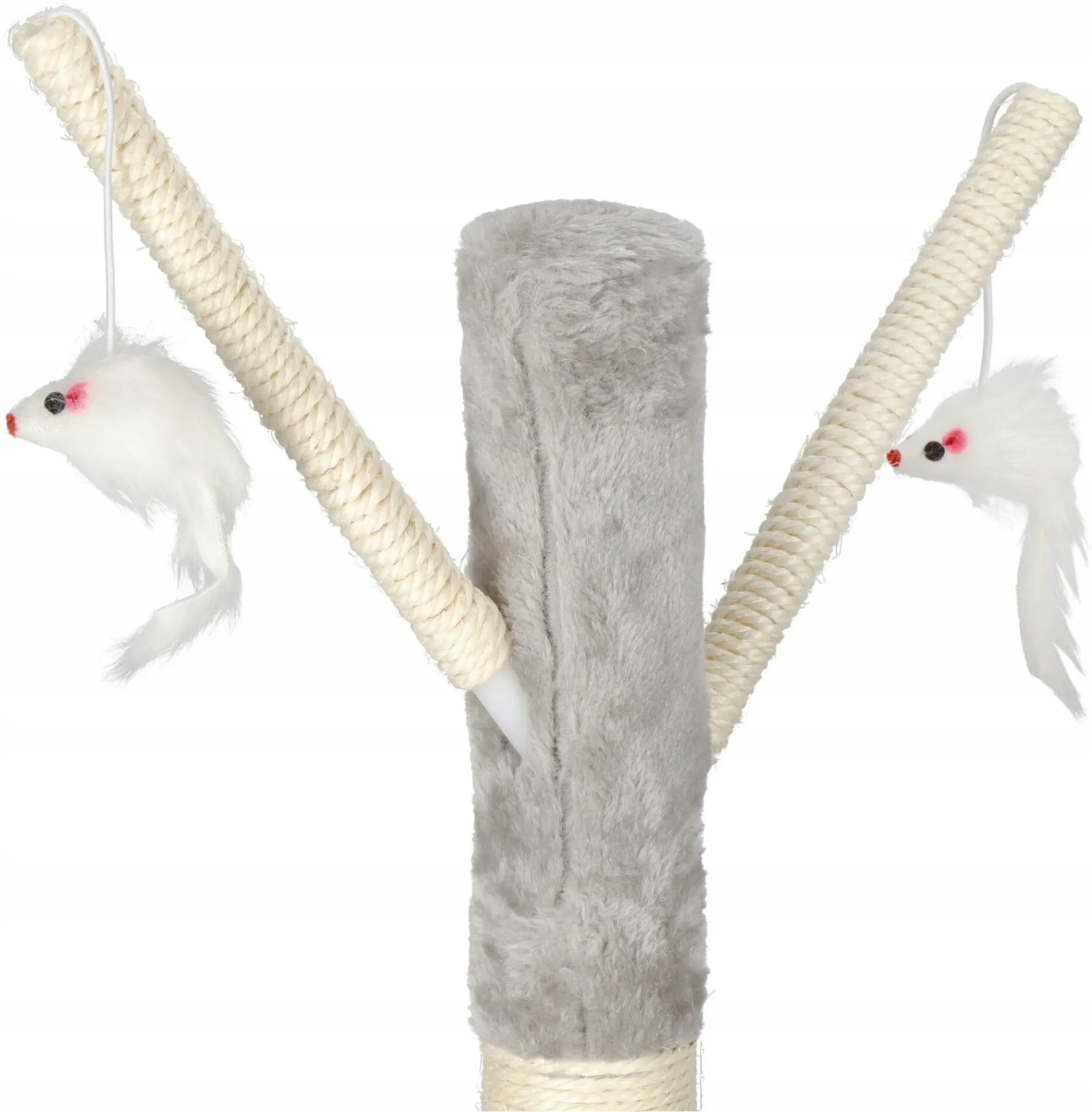 Ansamblu de joaca pentru pisici Springos PA1037 (Light Gray/Beige) - 4