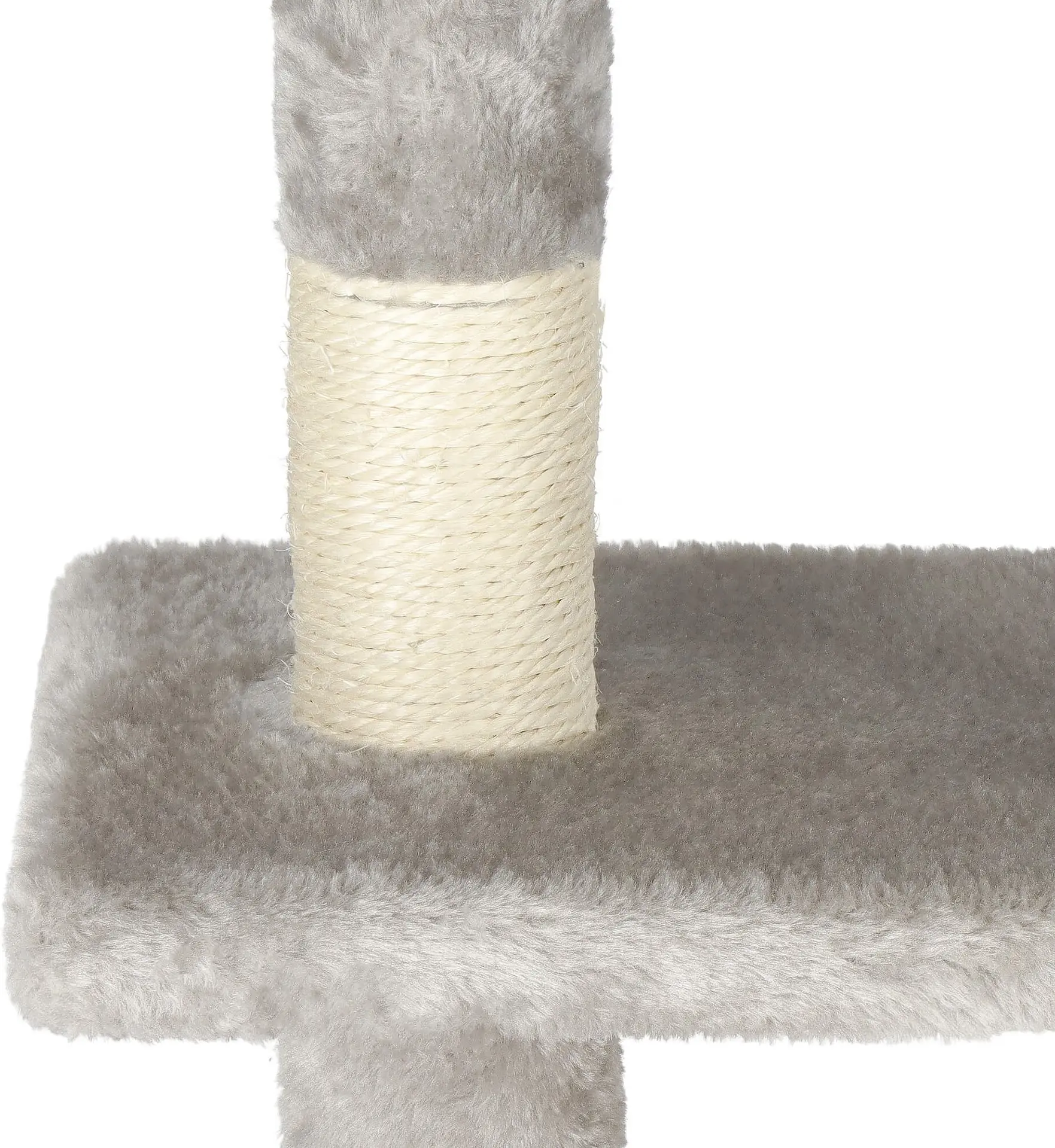 Ansamblu de joaca pentru pisici Springos PA1037 (Light Gray/Beige) - 5