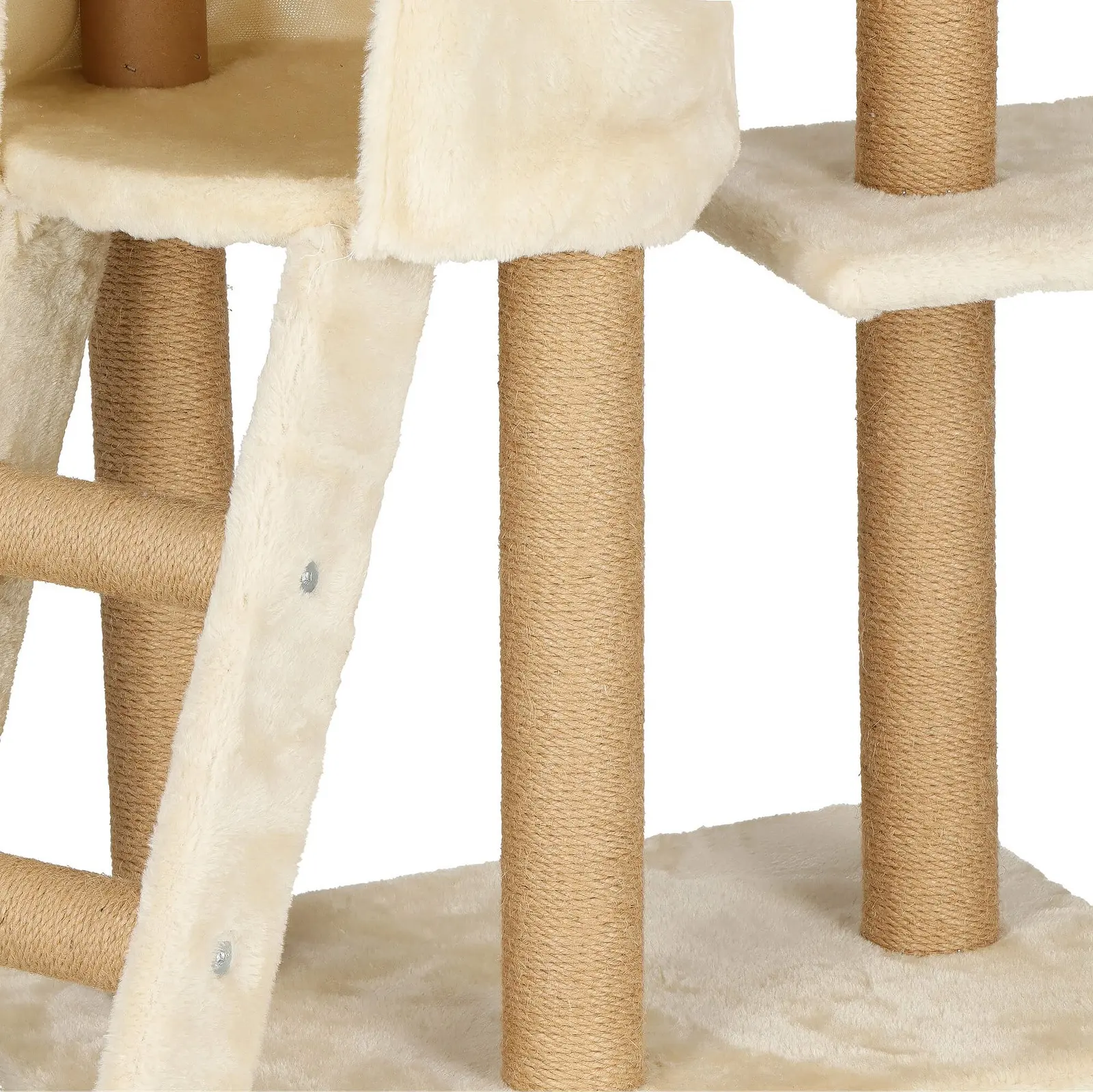 Ansamblu de joaca pentru pisici Springos PA1041 (Cream) - 6