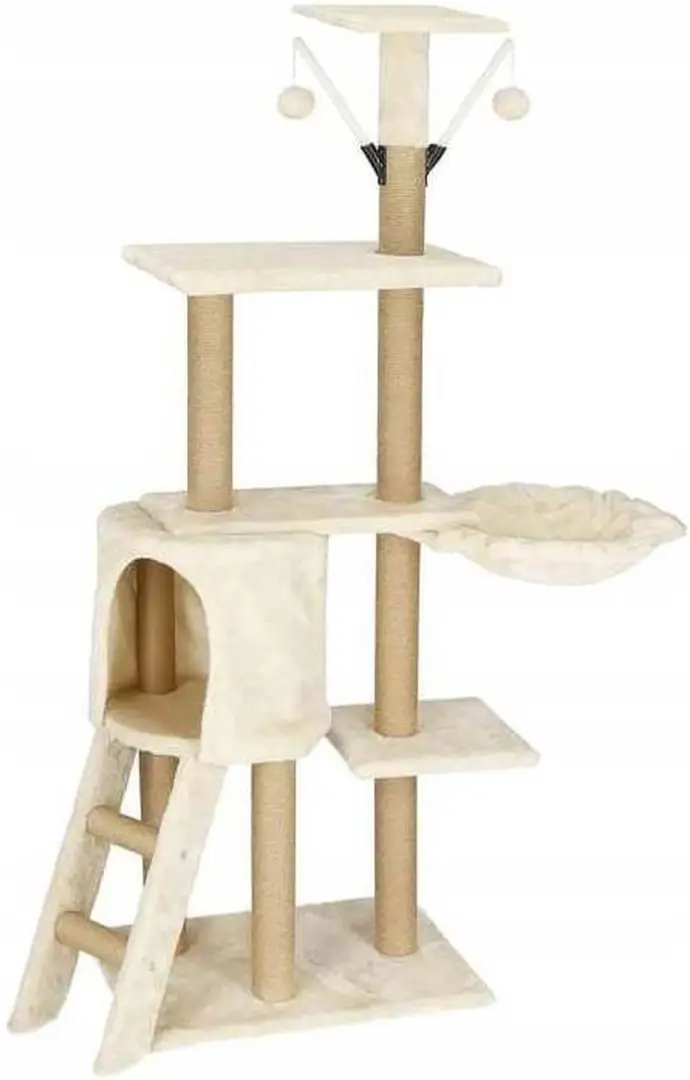Ansamblu de joaca pentru pisici Springos PA1041 (Cream)