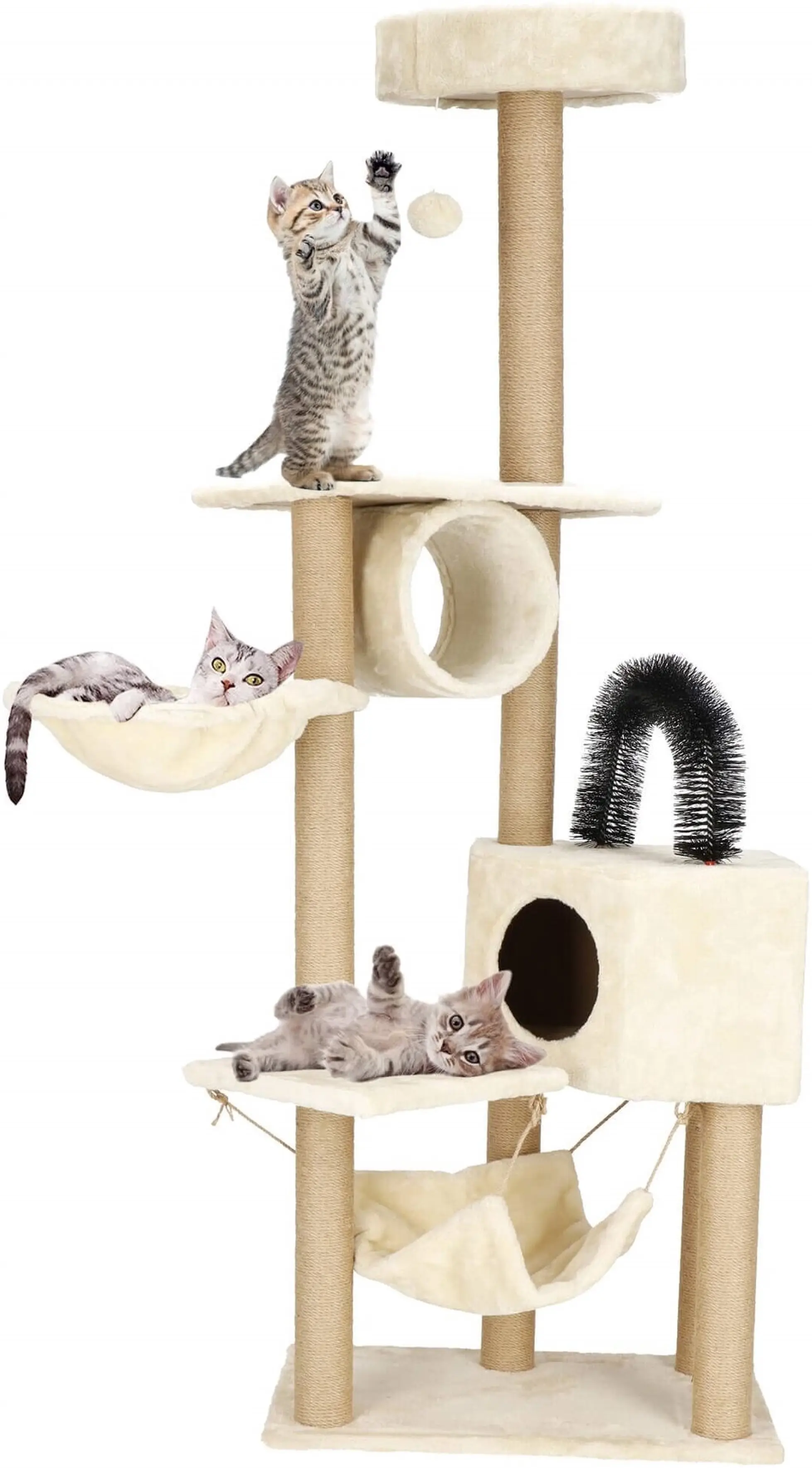 Игровой комплекс для кошек Springos PA1044 (Cream) - 2