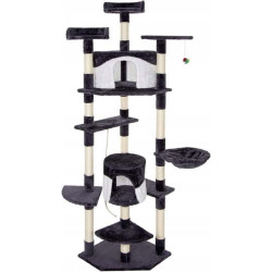 Игровой комплекс для кошек Springos PA1045 (Black/Beige) Thumb