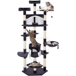 Игровой комплекс для кошек Springos PA1045 (Black/Beige)