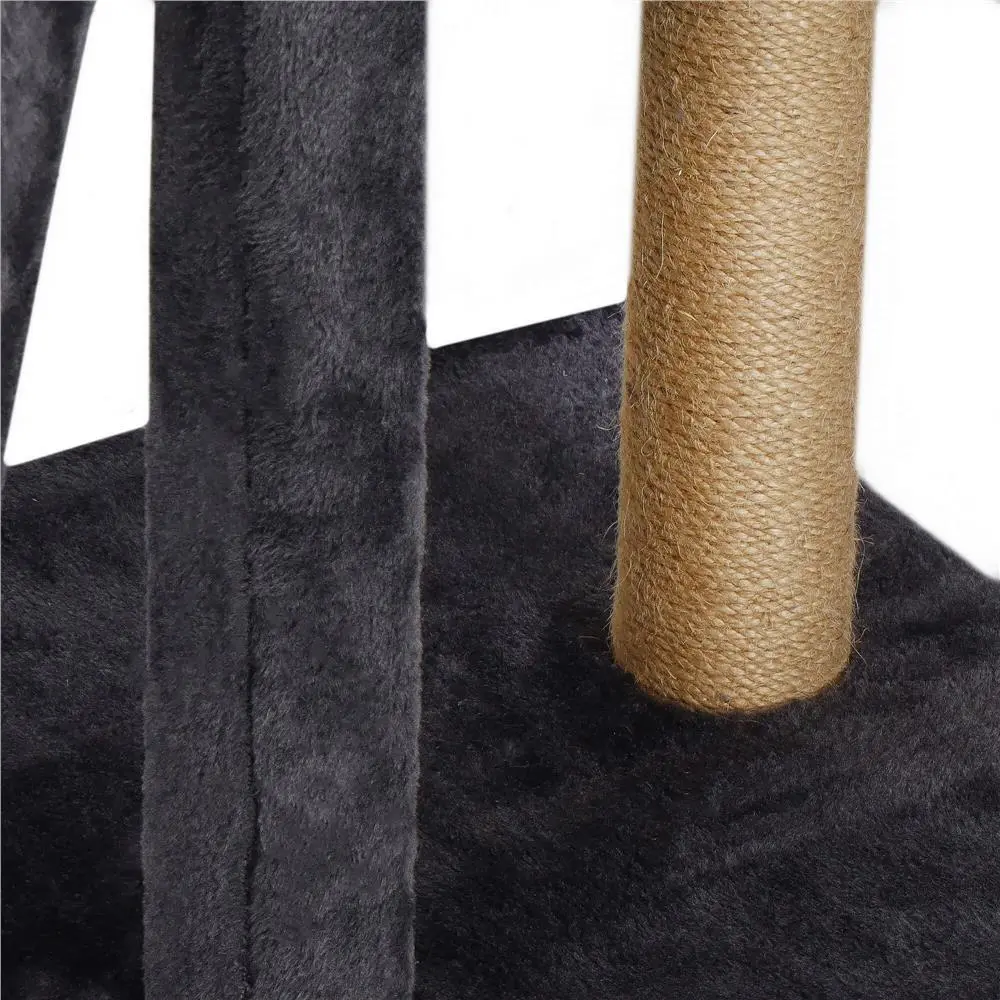 Ansamblu de joaca pentru pisici Springos PA1046 (Black) - 7