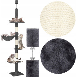 Ansamblu de joaca pentru pisici Springos PA1051 (Gray/Beige) Thumb