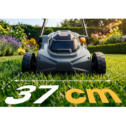 Masina de tuns iarba cu acumulator Humberg HM-610 561000 (Grey/Black) Thumb