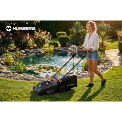 Masina de tuns iarba cu acumulator Humberg HM-610 561000 (Grey/Black) Thumb