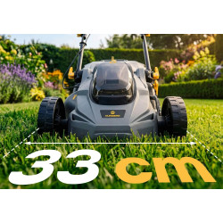 Masina de tuns iarba cu acumulator Humberg HM-611 561100 (Grey/Black) Thumb