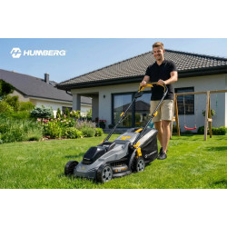 Masina de tuns iarba cu acumulator Humberg HM-611 561100 (Grey/Black) Thumb
