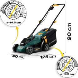 Masina de tuns iarba electrica Humberg HM-611 561101 (Green/Black) Thumb