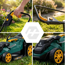 Masina electrica de tuns iarba Humberg HM-612 561201 (Green/Black) Thumb