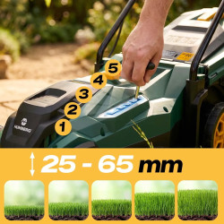 Masina electrica de tuns iarba Humberg HM-612 561201 (Green/Black) Thumb