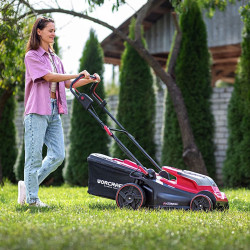 Аккумуляторная газонокосилка Worcraft CLM-S40LiBL (Red/Black) Thumb