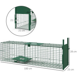 Клетка-ловушка Outsunny AB0-015V02GN (Dark Green) Thumb