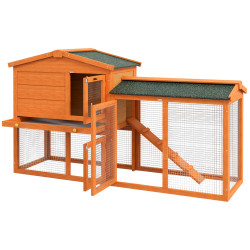 Клетка для кроликов PawHut D51-012V01OG (Orange) Thumb
