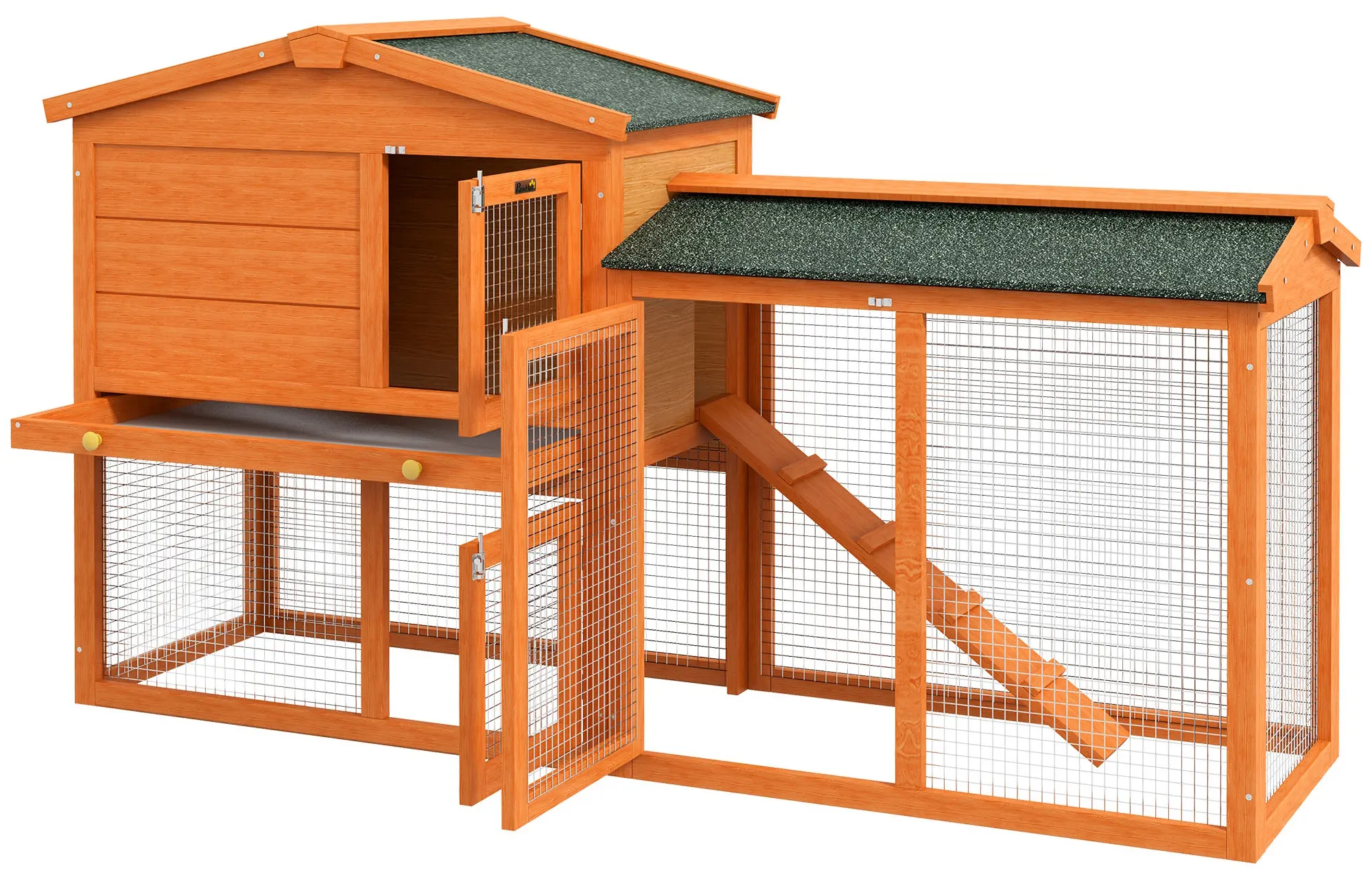 Клетка для кроликов PawHut D51-012V01OG (Orange) - 2