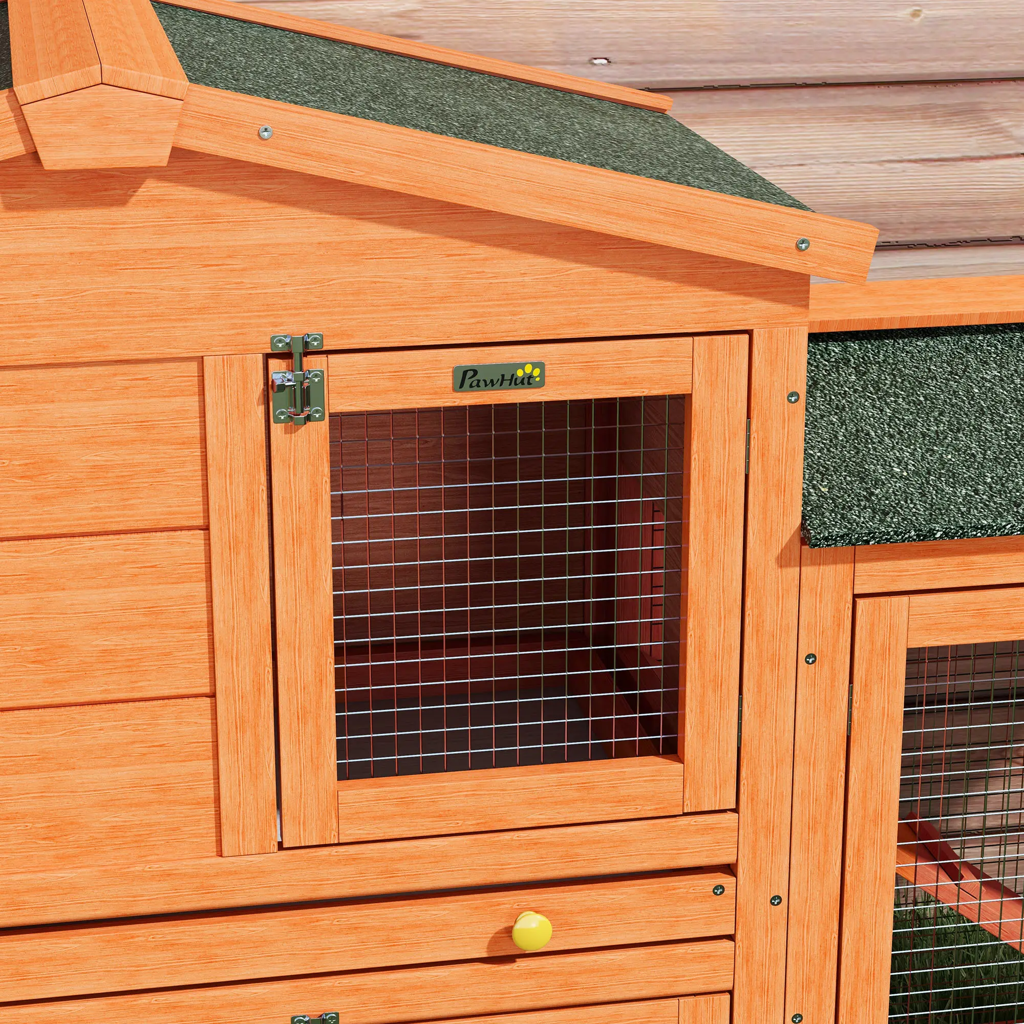 Клетка для кроликов PawHut D51-012V01OG (Orange) - 6
