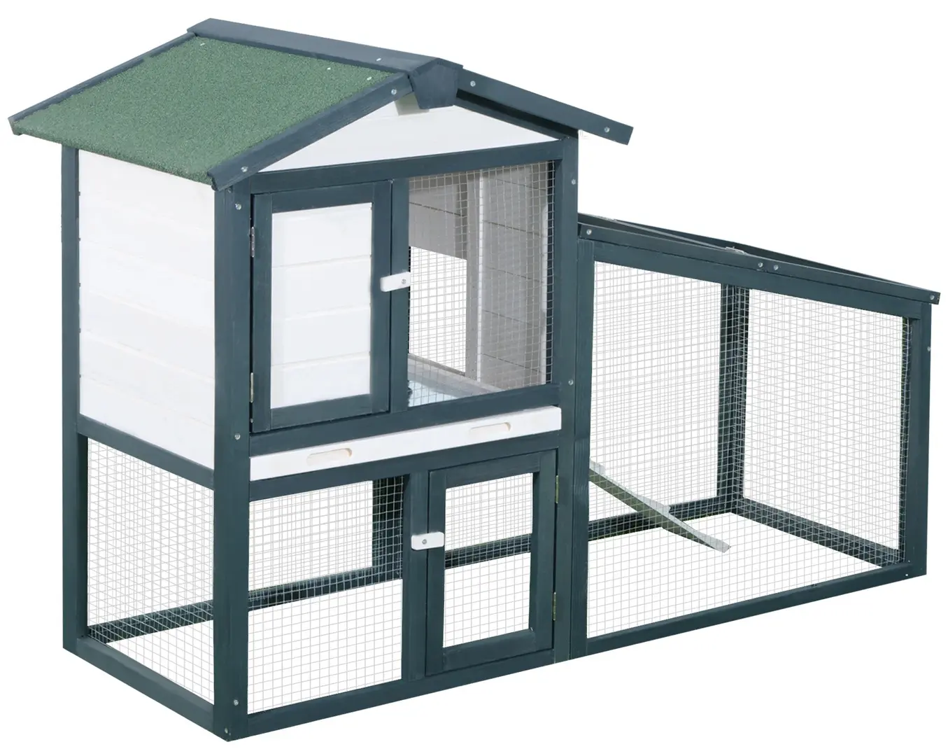 Клетка для кроликов PawHut D51-033 (Green/White)