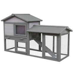 Cusca pentru iepuri PawHut D51-101 (Grey)